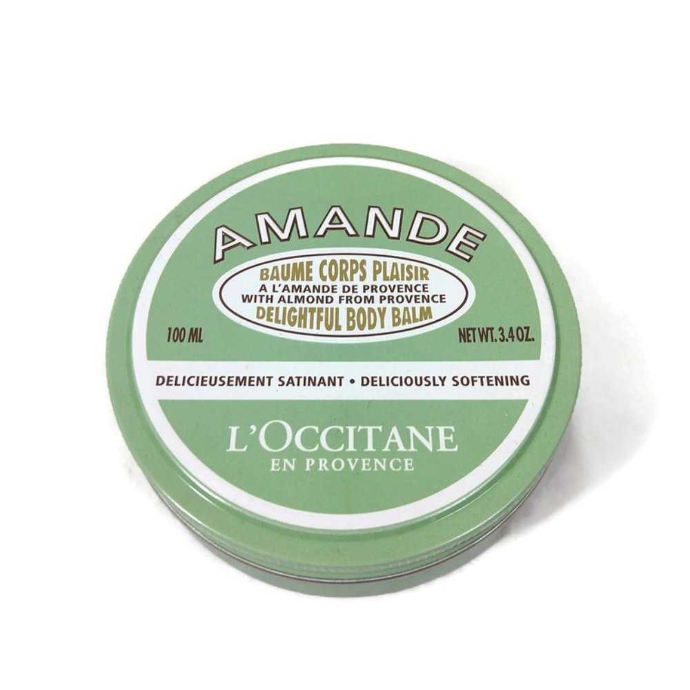 L'Occitane Almond Delightful Body Balm Body Cream 3.4 OZ/ 100 ml NEW